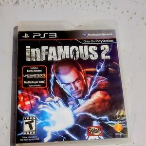 Sony Infamous 2 for PS3 - Black and Blue